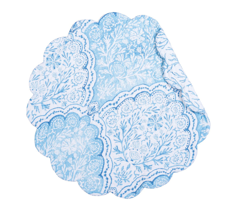 Chinoiserie Coast Round Placemat Set of 6 by Valerie — View 2