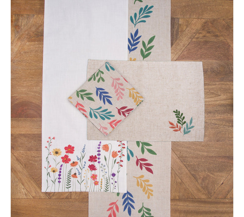 Springtime Blooms Napkins Set of 6 by Valerie — Main view