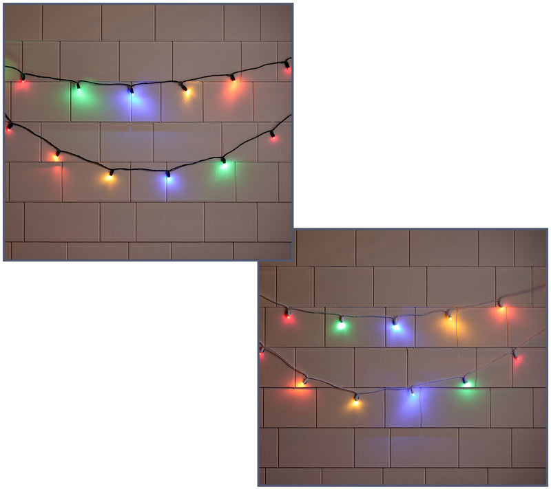 "As Is" Bethlehem Lights 19'Color Flip Light Strand w/Remote — Main view