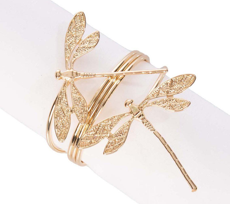 Dragonflies Tabletop Napkin Rings Set of 4 by Valarie — Main view