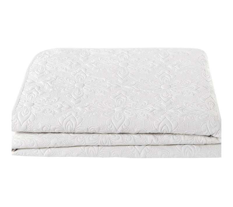 VCNY Home Caroline Embossed Floral Quilt Set, F/Q — View 3