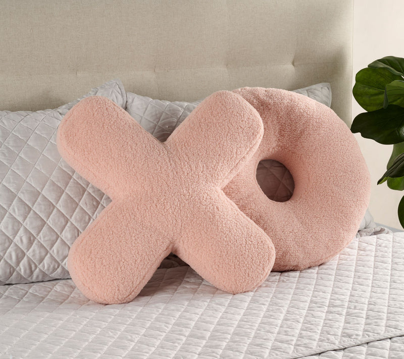 Set of 2 18" Boucle XO Pillows by Mally Roncal — View 8
