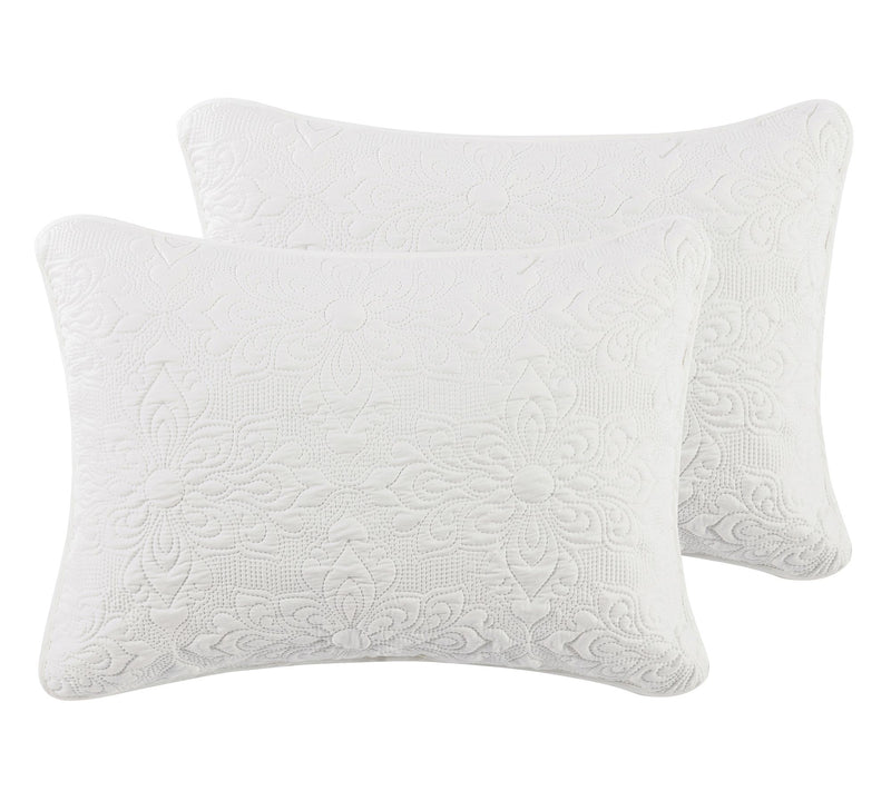 VCNY Home Caroline Embossed Floral Quilt Set, Twin — View 4