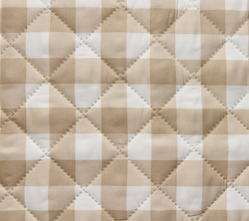 VCNY Home Gingham Microfiber Quilt Set, King — View 6