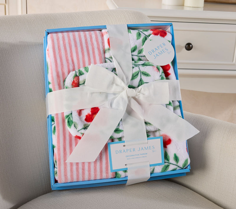 Draper James Reversible 60x70 Velvetsoft Throw — View 7
