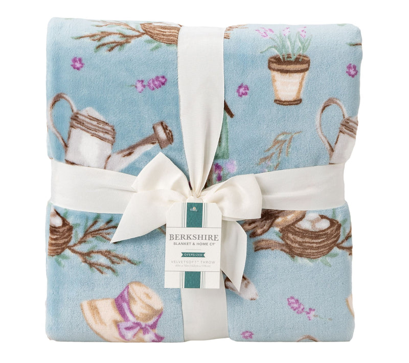 Berkshire Garden 60"x70" Velvetsoft Throw — View 2