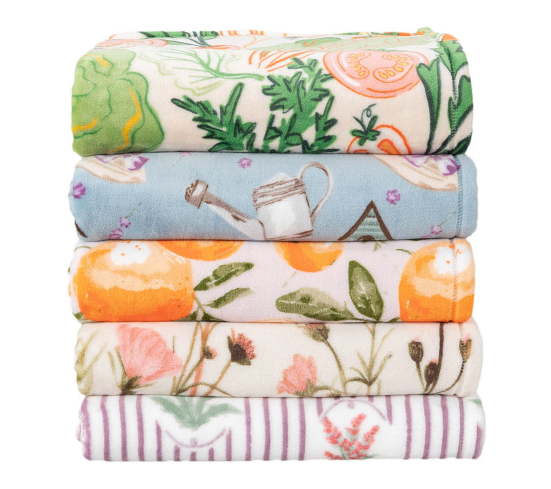 Berkshire Garden 60"x70" Velvetsoft Throw — View 4