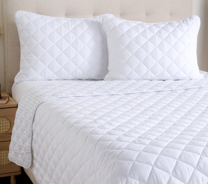 Home Reflections Diamond Quilt & Sham Set-Queen — View 13