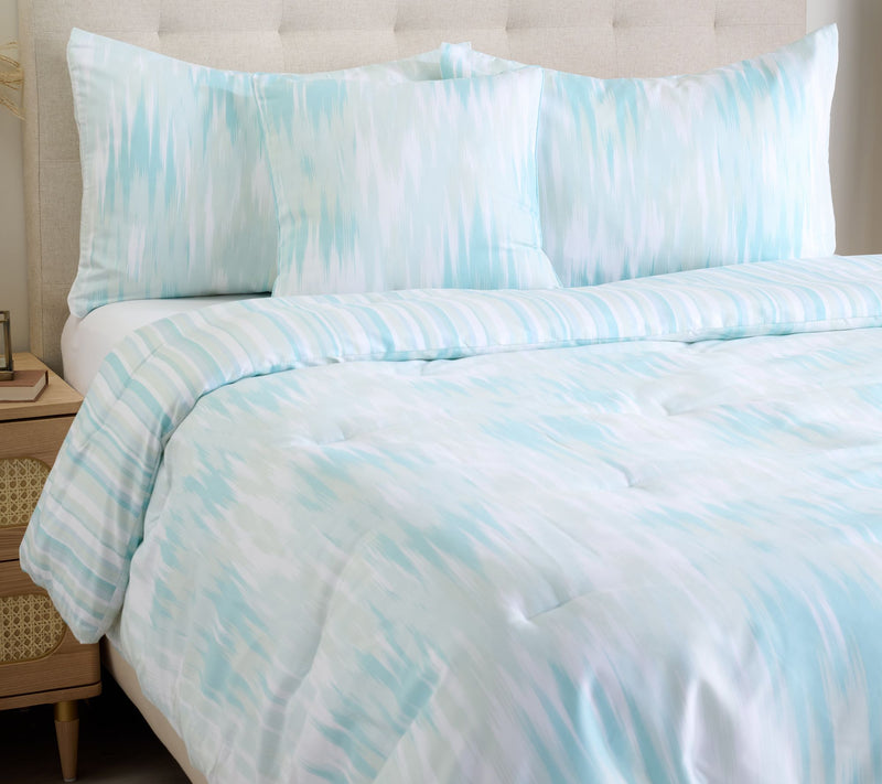 Home Reflections Coastal Queen Comforter Set w/ Dec Pillow — View 11
