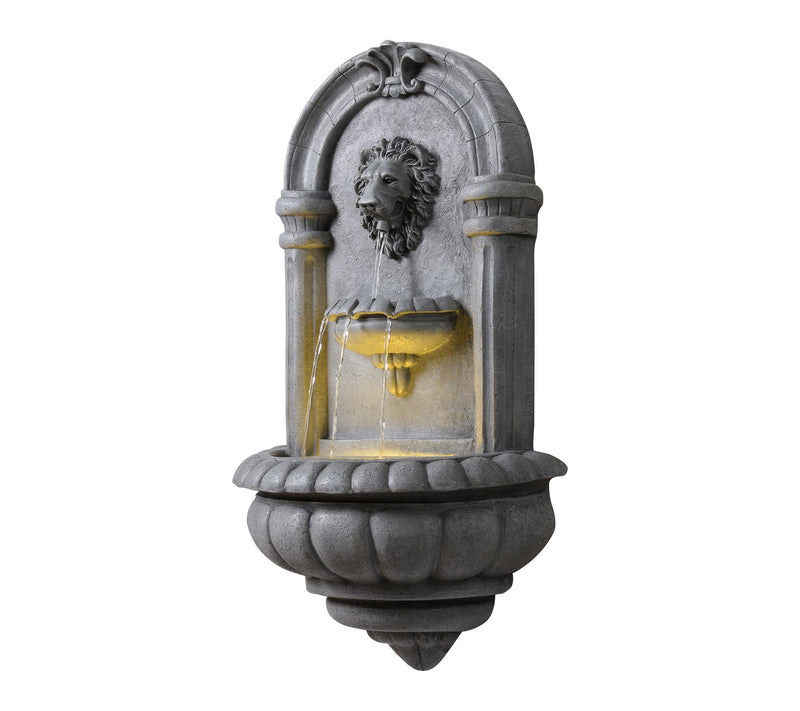 Teamson Home Outdoor 32" Lion Head Wall Fountain — View 2