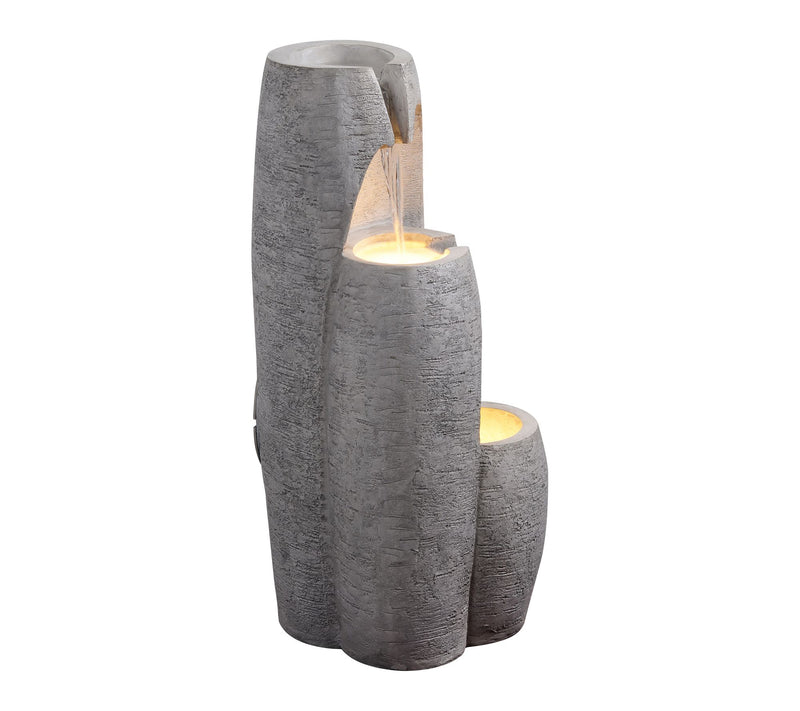 Teamson Home Outdoor 28" Modern Three-tier Cascading Fountain — View 4