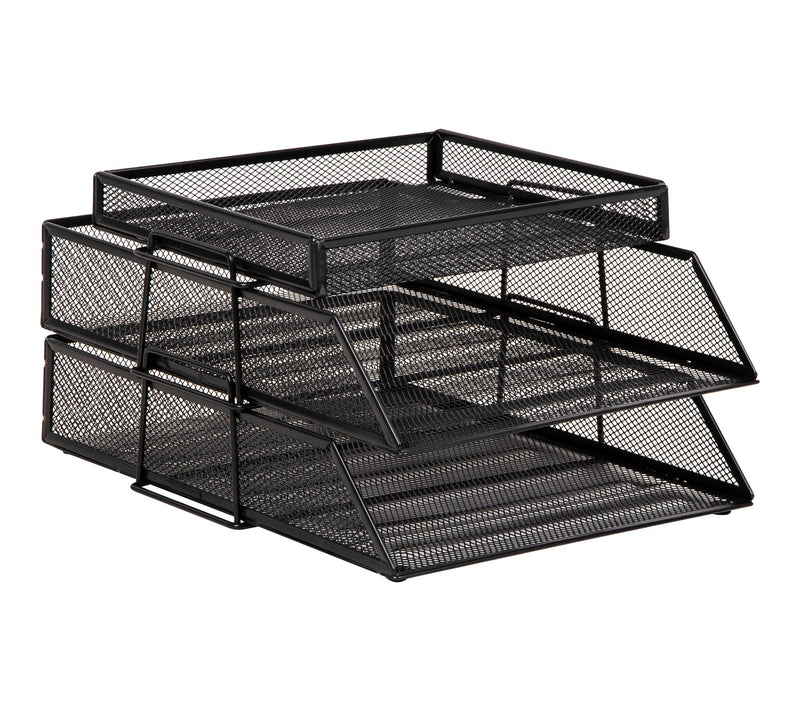 Mind Reader 2 Tier Paper Tray with Top Supply Compartment — View 7