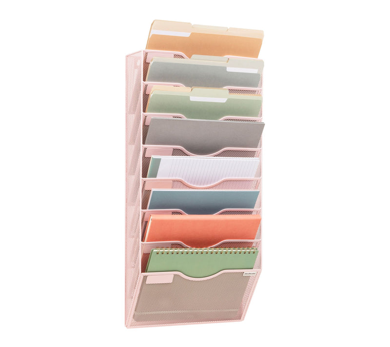 Mind Reader 8 Pocket Hanging Wall File Organizer — View 10