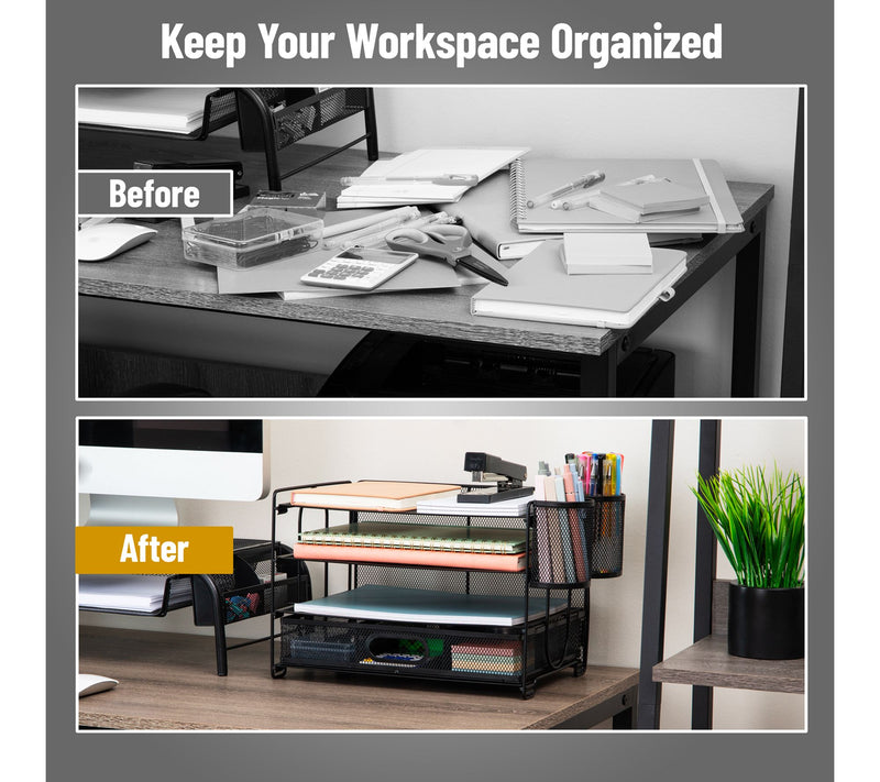Mind Reader Office Desktop Organizer — View 5