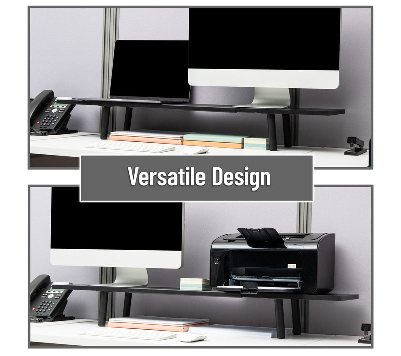 Mind Reader Extendable Monitor Stand, Adjustable Desktop Riser — View 6