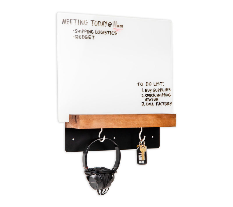 Mind Reader Whiteboard Message Center, Glass Dry Erase Board — View 9