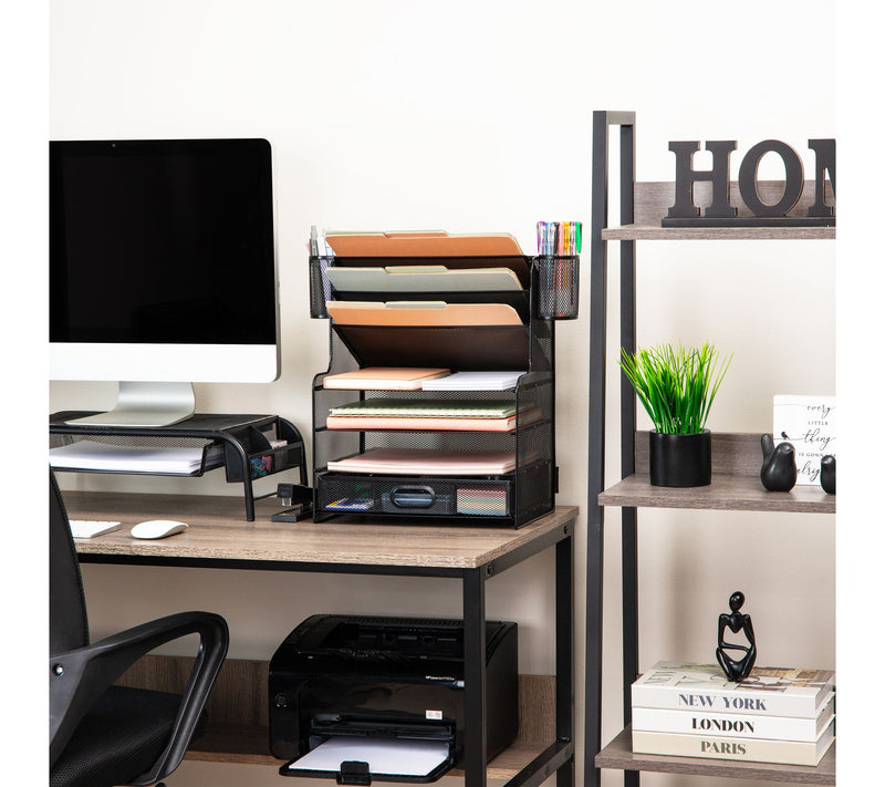 Mind Reader Mesh Desk Organizer — View 7