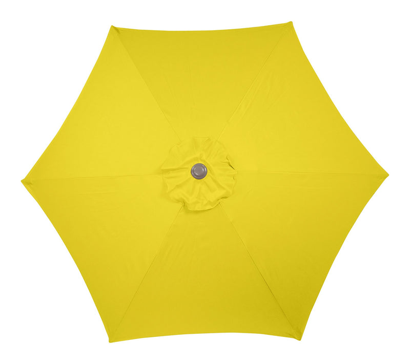 Northlight 7.5ft Patio Market Umbrella w/ HandCrank Yellow — View 2