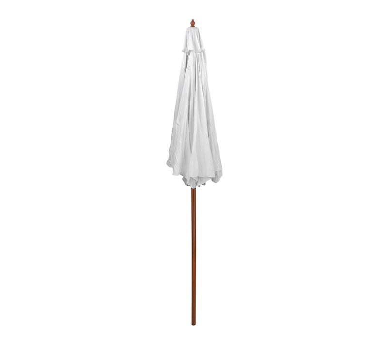 Northlight 8.5' Patio Market Umbrella w/ WoodenPole White — View 4