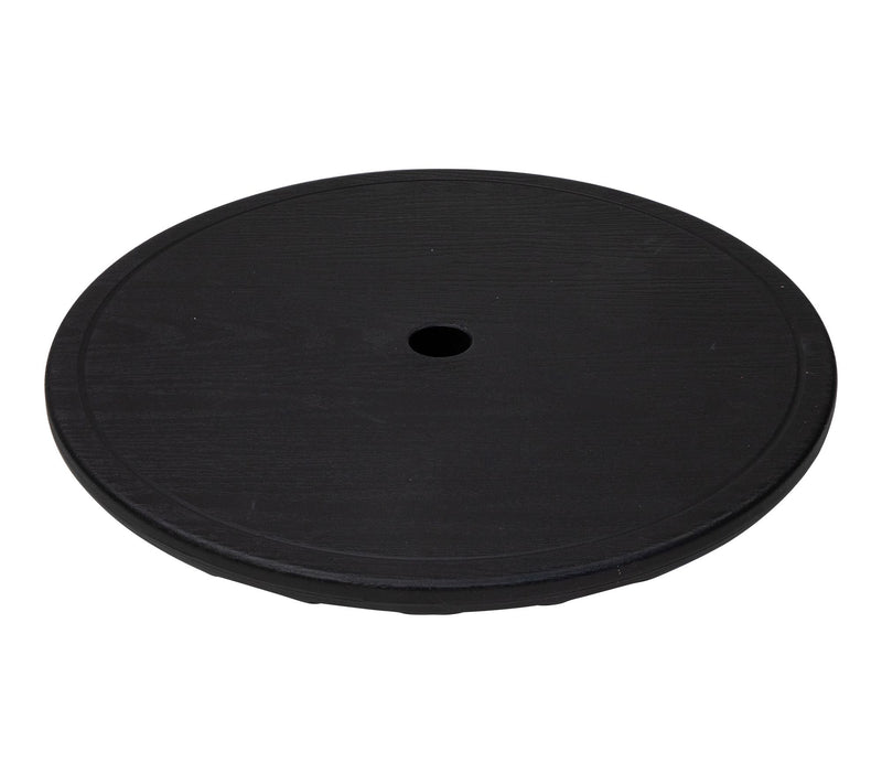Northlight 19.75" Black Outdoor Umbrella TableTray — View 4