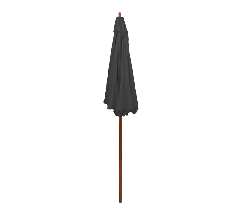Northlight 8.5ft Patio Market Umbrella w/ Wooden Pole Gray — View 4