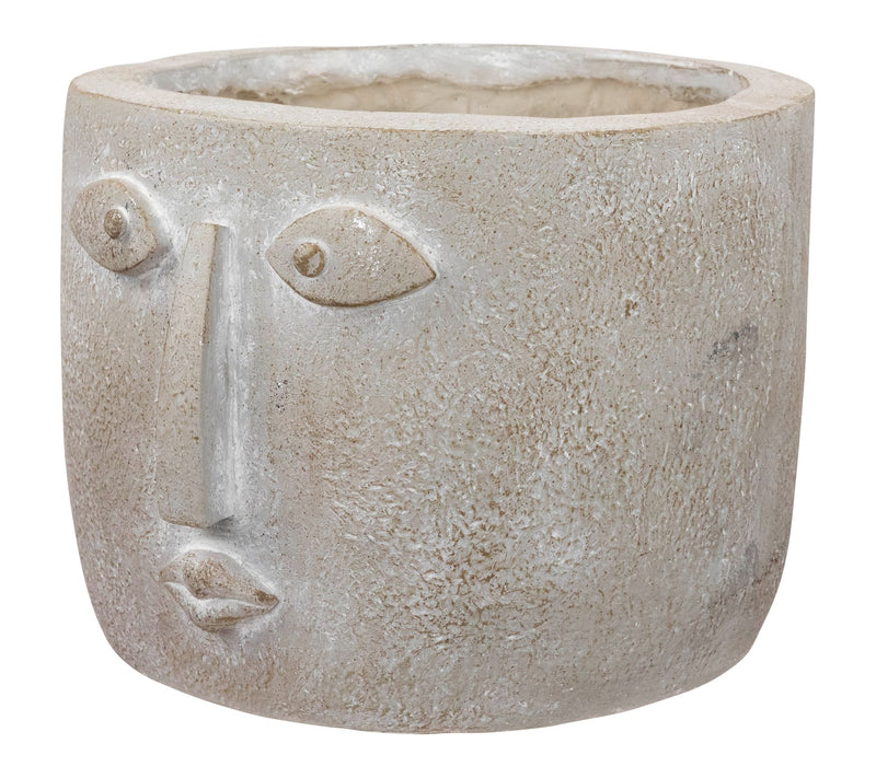 Northlight Small Face Ceramic Outdoor Garden Planter - 8.5" — View 4