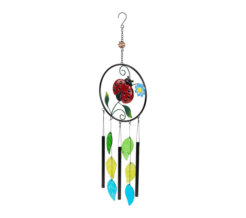 Northlight Ladybug Dreamcatcher Outdoor GardenWindchime — View 3