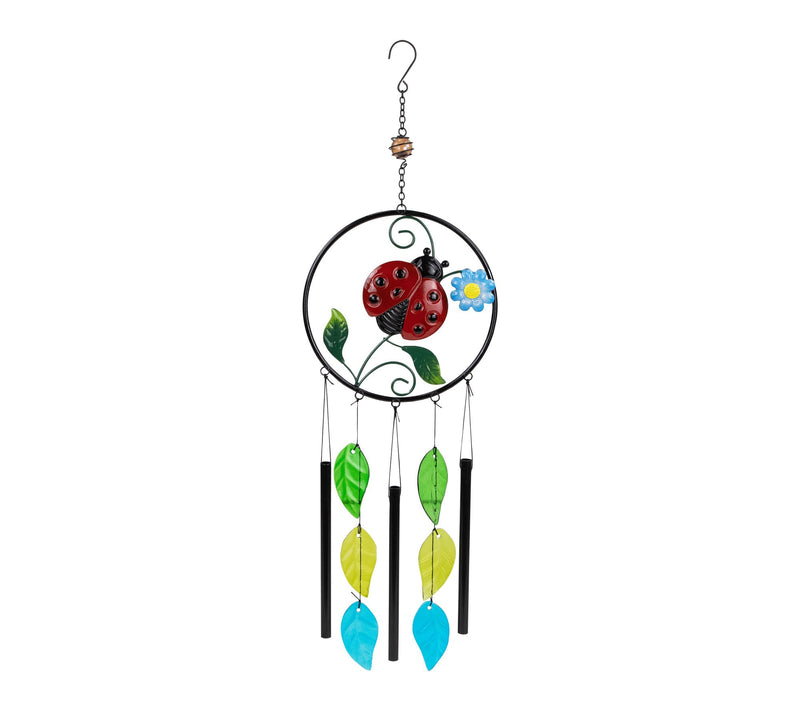 Northlight Ladybug Dreamcatcher Outdoor GardenWindchime — View 6