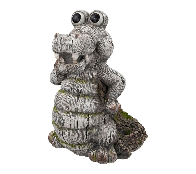 Northlight Sassy Crocodile Outdoor Garden Statue - 13.25" — View 4