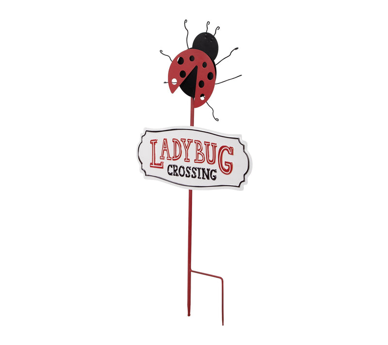 Northlight Ladybug Crossing Metal Outdoor Garden Stake - 23" — View 4