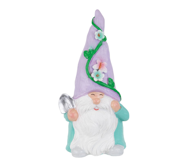 Northlight 8" Happy Gardening Gnome with ShovelGarden Statue — Main view