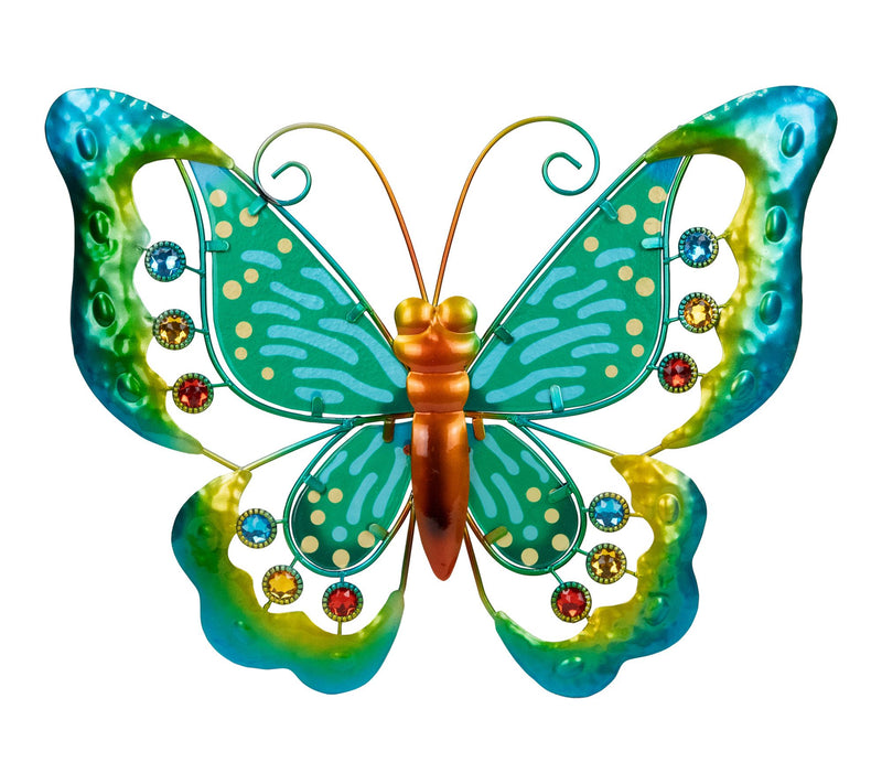 Northlight Green Metal Butterfly Garden Wall Hanging — Main view