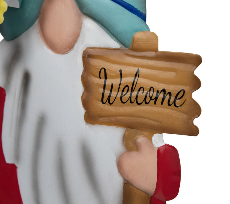 Northlight Welcome Gnome Outdoor Garden Stake -22" - Red — View 3
