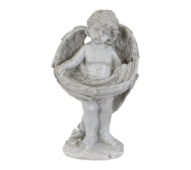 Northlight Cherub Wrapped in Wings Outdoor Garden Statue - 8" — View 6