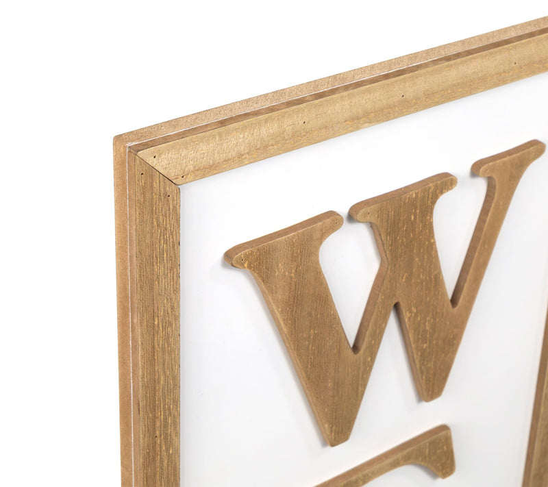Northlight Welcome Wooden Framed Outdoor PorchSign - 40" — View 4