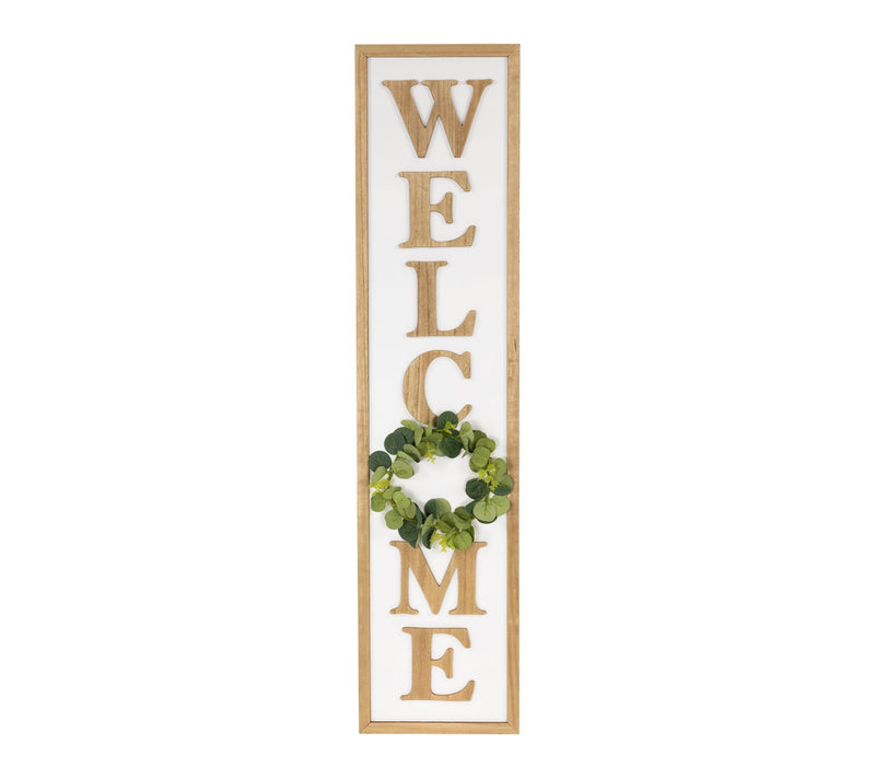 Northlight Welcome Wooden Framed Outdoor PorchSign - 40" — Main view
