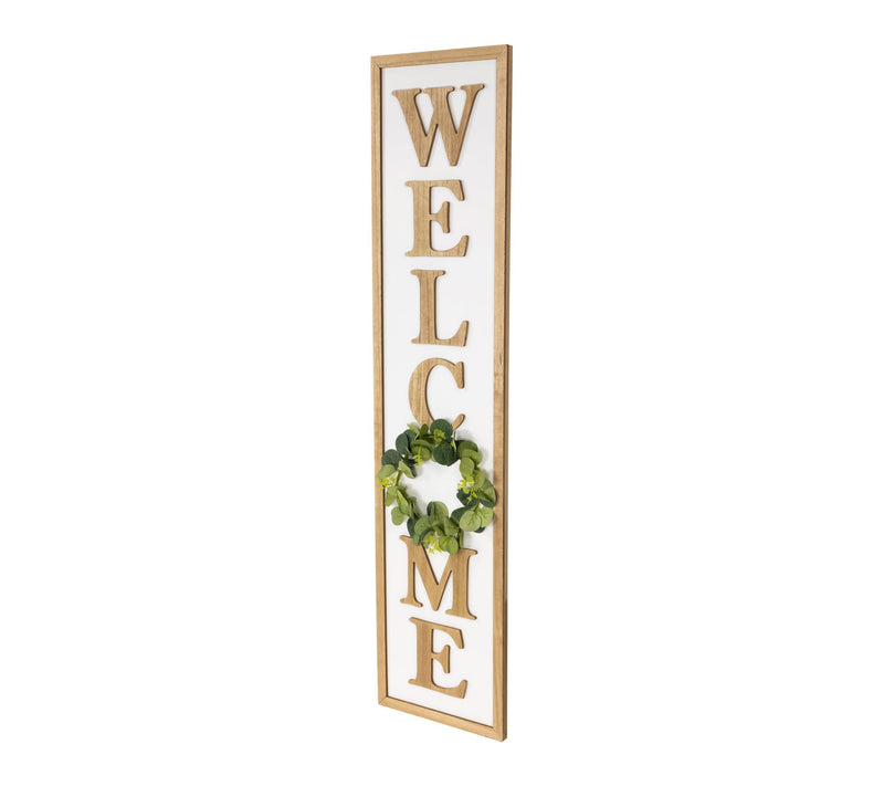 Northlight Welcome Wooden Framed Outdoor PorchSign - 40" — View 3
