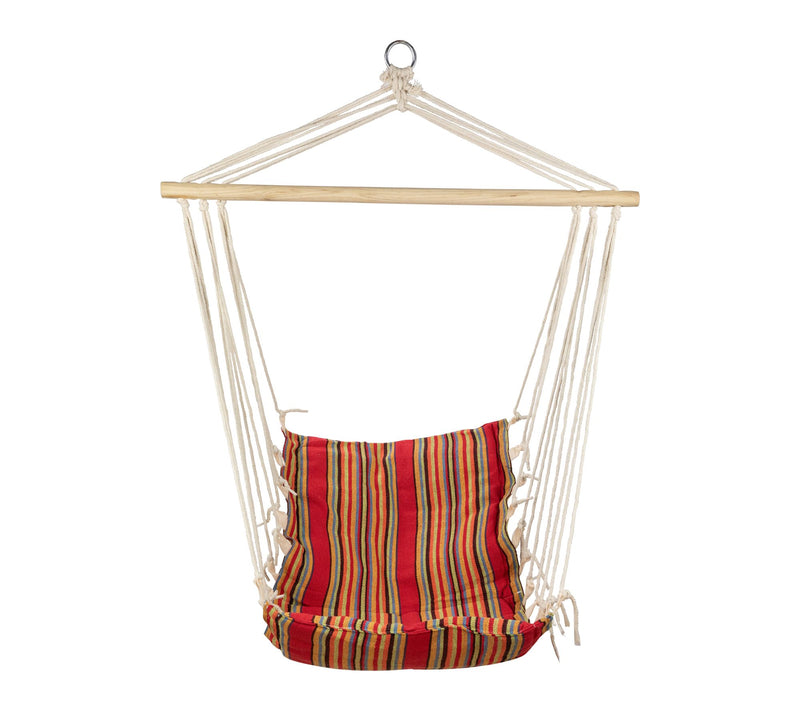 Northlight Striped Hammock Chair w/ Padding  34" x 21" — View 3