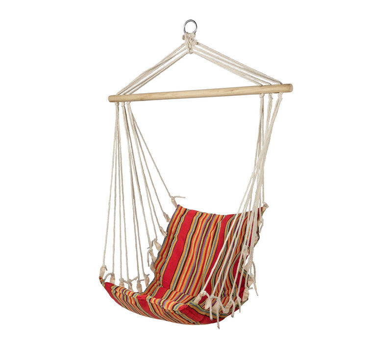 Northlight Striped Hammock Chair w/ Padding  34" x 21" — View 4