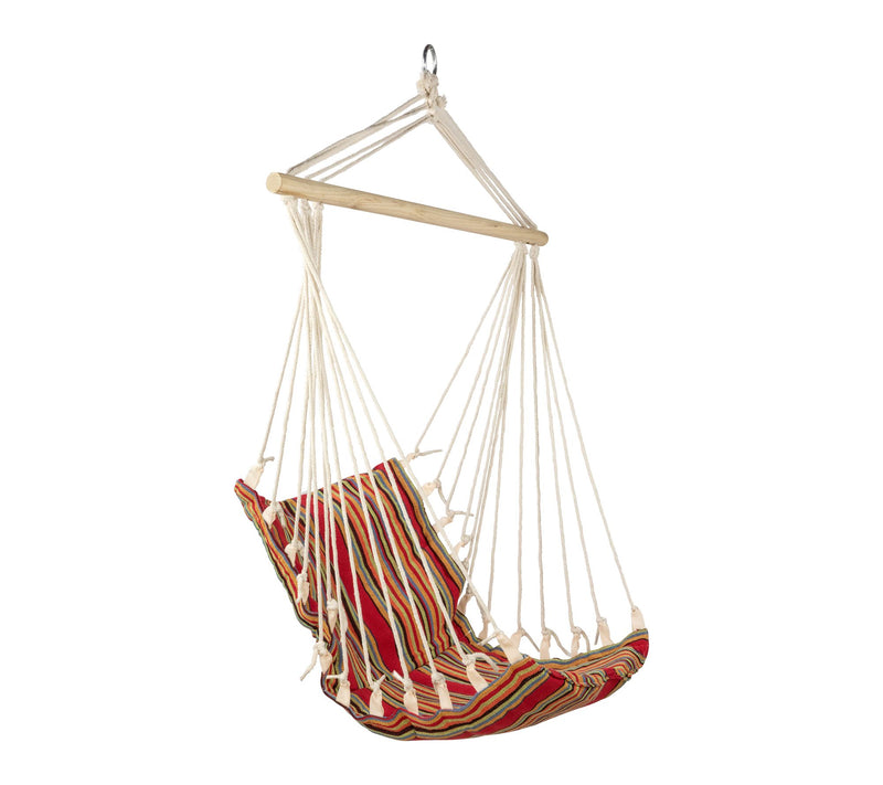 Northlight Striped Hammock Chair w/ Padding  34" x 21" — View 6