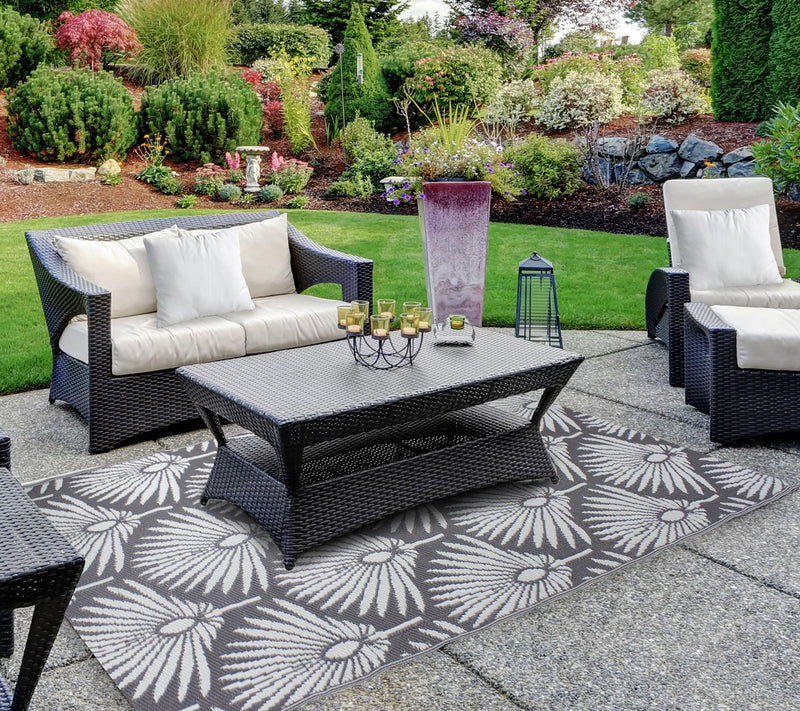 Northlight 4'x 6' Outdoor Area Rug — View 2