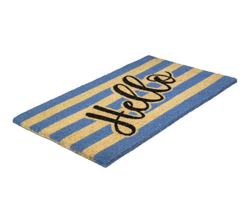 Northlight Natural Coir "Hello" Outdoor Doormat18" x 30" — View 4