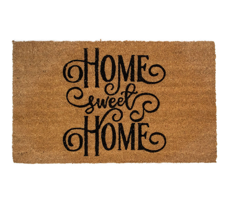 Northlight Natural Coir "Home Sweet Home" Doormat 18"x 30" — Main view