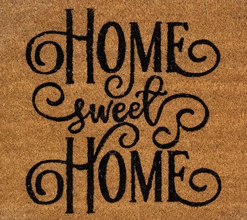 Northlight Natural Coir "Home Sweet Home" Doormat 18"x 30" — View 5