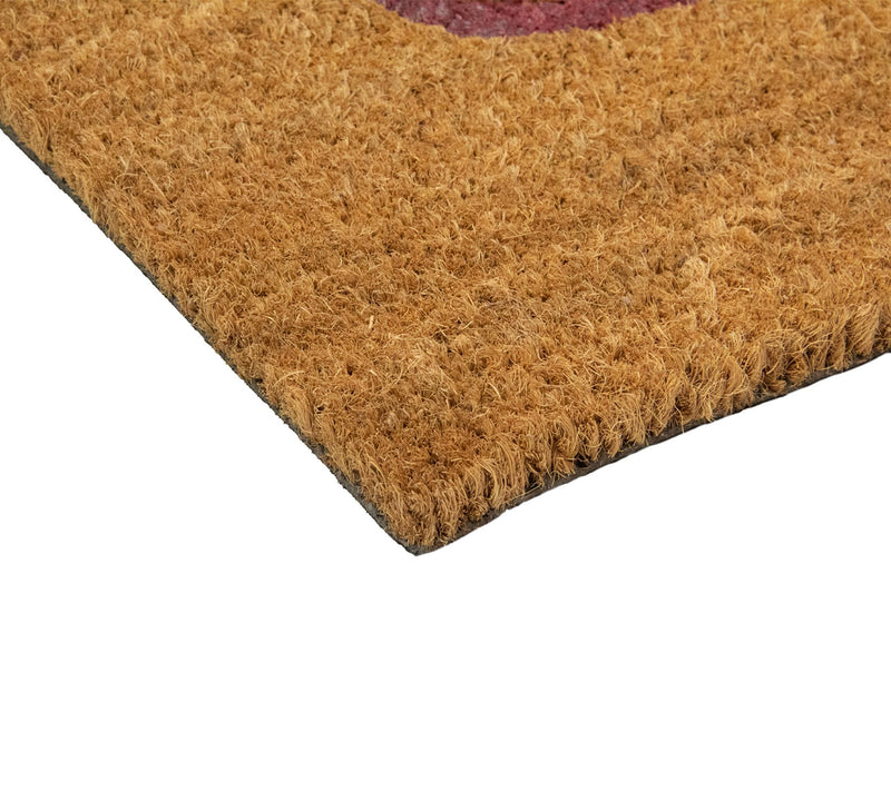 Northlight Natural Coir "Smile" Outdoor Doormat18" x 30" — View 3
