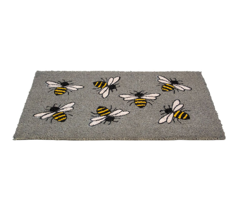 Northlight Natural Coir Outdoor Bumble Bee Doormat 18" x 30" — View 3