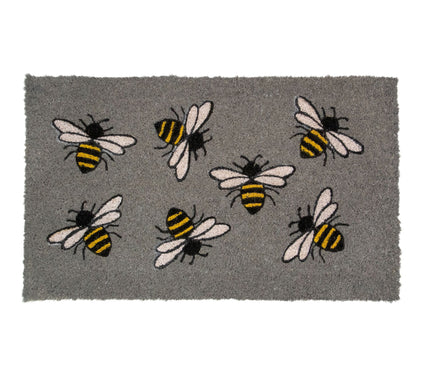 Northlight Natural Coir Outdoor Bumble Bee Doormat 18" x 30"