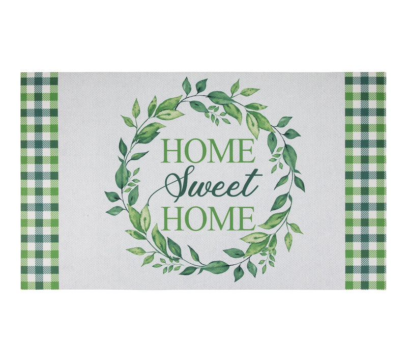 Northlight Home Sweet Home Gingham Doormat 18"x 30" — View 6