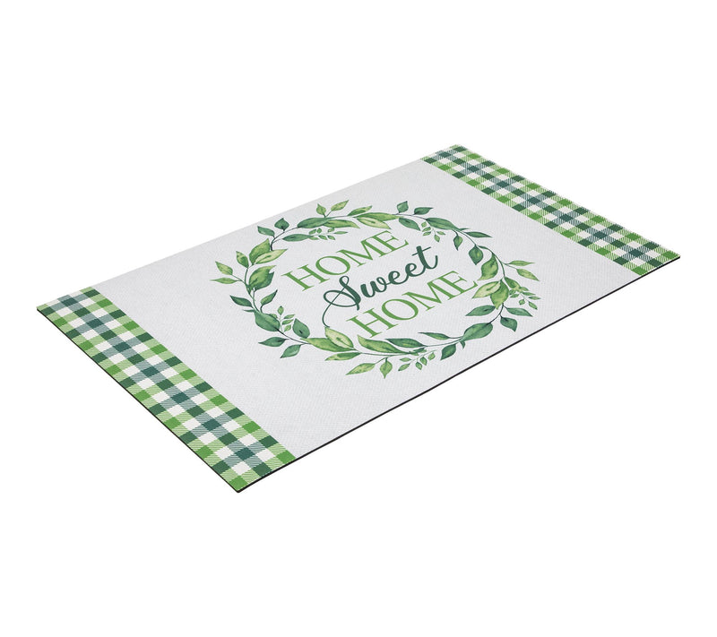 Northlight Home Sweet Home Gingham Doormat 18"x 30" — View 4