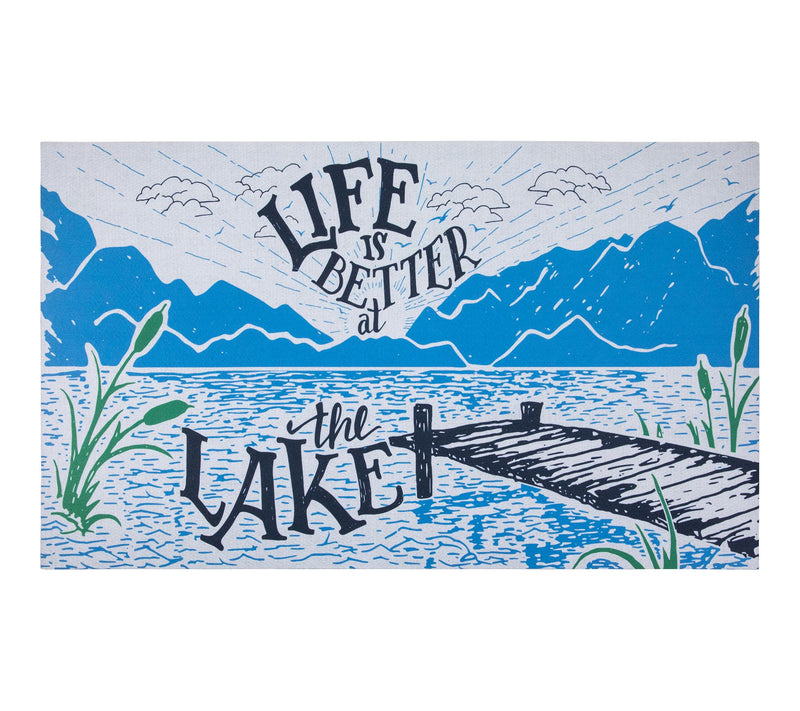 Northlight Life is Better at the Lake Doormat 18" x 30" — Main view